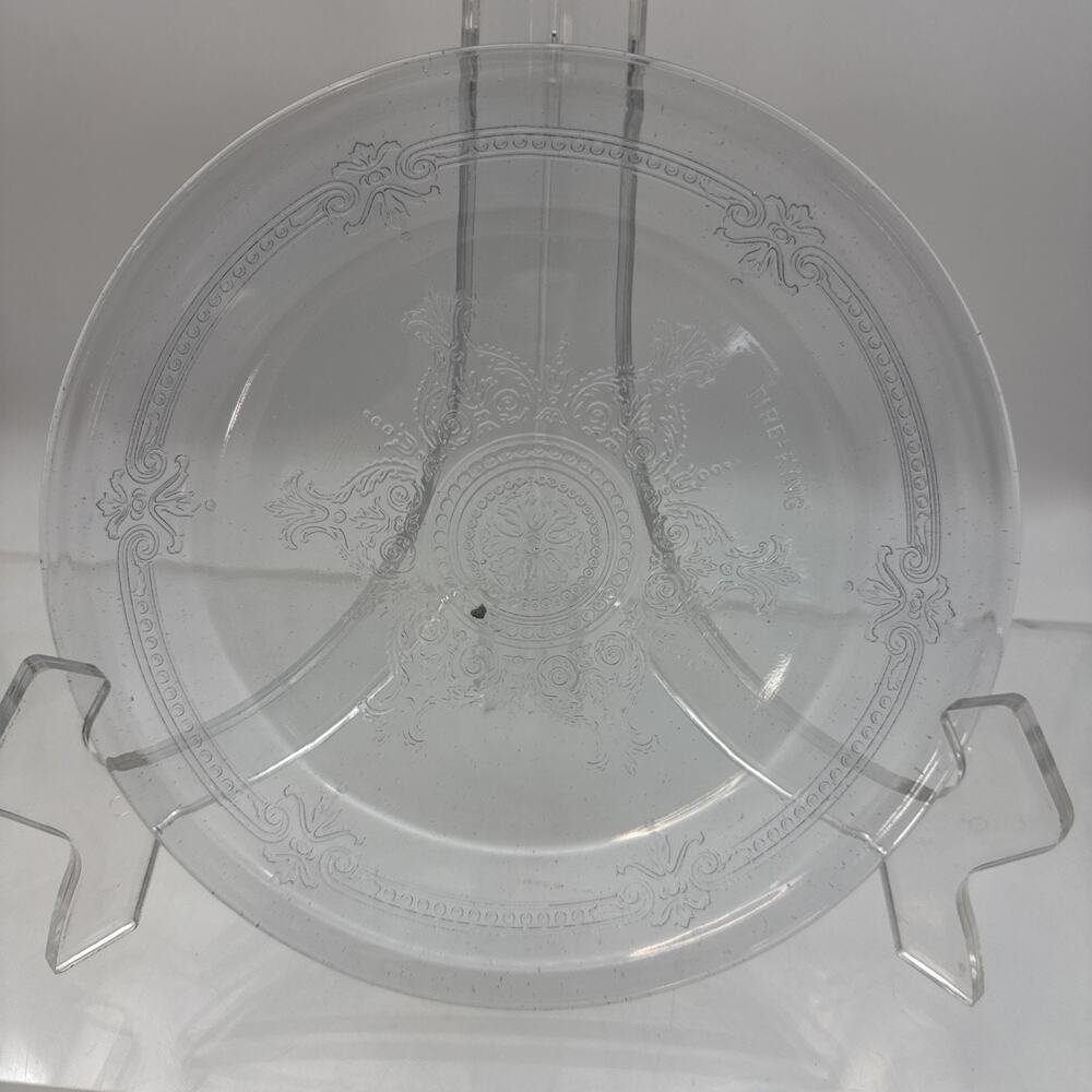 Vintage FIRE-KING Sapphire Blue Philbe 9” Pie Dish Plate c. 1940s Made in USA!